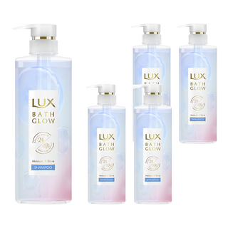 LUX 麗仕 Bath Glow 保濕亮澤洗髮精, 490g, 5瓶