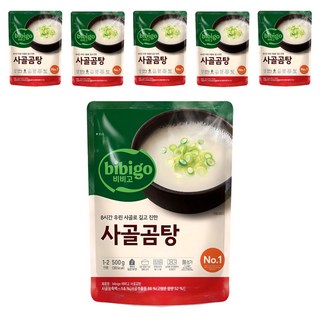 비비고 사골곰탕, 500g, 6개