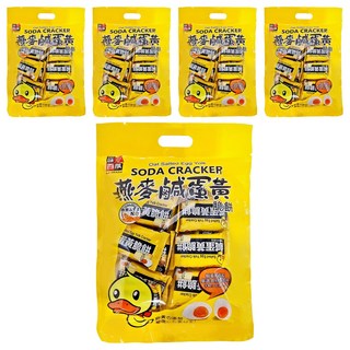 味覺百饌 鹹蛋黃蘇打脆餅, 燕麥鹹蛋黃口味, 312g, 5袋