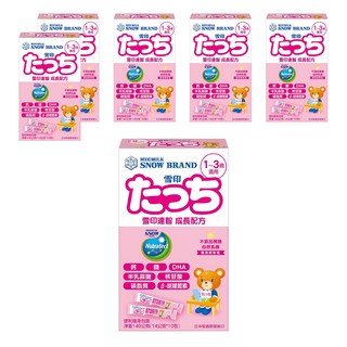 SNOW 雪印 TOUCH 達智 成長配方1~3歲 盒裝 140g, 10包, 6盒