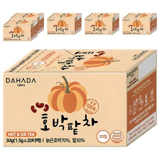 다하다 호박팥차, 1.5g, 20개입, 6개