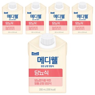 메디웰 매일 당뇨식, 200ml, 5개