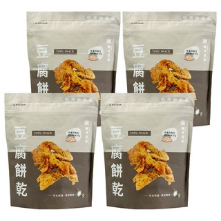 明月豆腐 豆腐餅乾 椒鹽, 4個, 150g