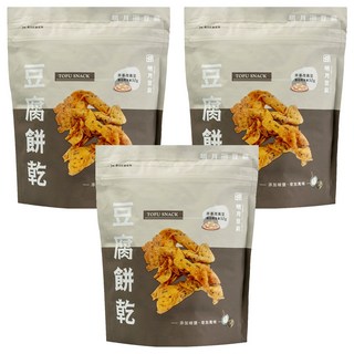 明月豆腐 豆腐餅乾 椒鹽, 3個, 150g