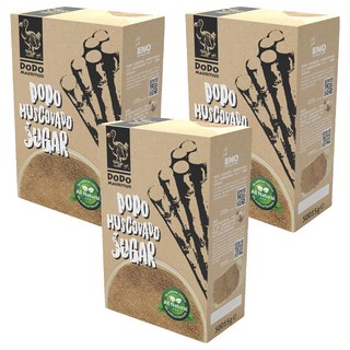 DODO 模里西斯細黑糖, 500g, 3盒