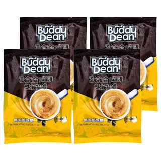 Buddy Dean 巴迪 二合一咖啡 雙倍特濃 無添加蔗糖, 11.5g, 25包, 4袋