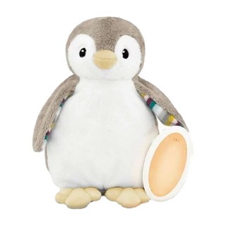 ZAZU 噓寶好朋友玩偶 企鵝 具備錄音功能 哭聲感應 可拆卸清洗, 25 x 20 x 15 cm, 企鵝 Phoebe, 1個