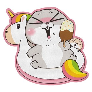 好想兔 造型滑鼠墊, 獨角獸, 1個