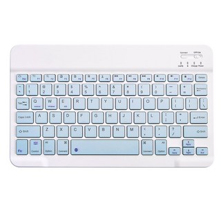 HONG JIN 宏晉 藍芽鍵盤, 天藍色, B215, 剪刀腳結構