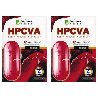 Dr.future 長泰健康 HPCVA紅型微藻膠囊 500mg 30顆 2盒