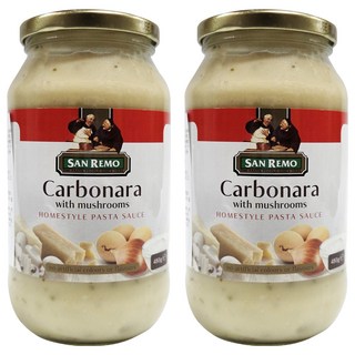 SAN REMO 頂級麵醬 奶油白醬, 480g, 2罐