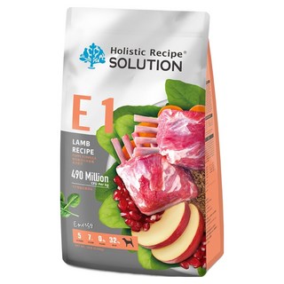 Holistic Recipe SOLUTION 耐吉斯 幼犬用無穀配方乾糧 E1, 活力羊肉餐, 4.54kg, 1袋