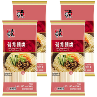 五木 營養麵線, 傳統細麵線, 快煮不軟爛, 300g, 4包
