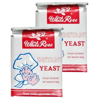 白玫瑰牌 即發酵母 耐糖, 500g, 2包