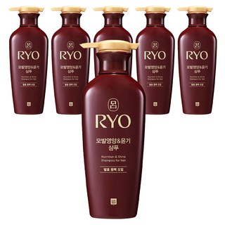 RYO 呂 經典頭髮滋養光澤洗髮精, 6瓶, 400ml