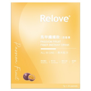 Relove 馬甲纖纖飲 百香果, 7g, 24包, 1盒