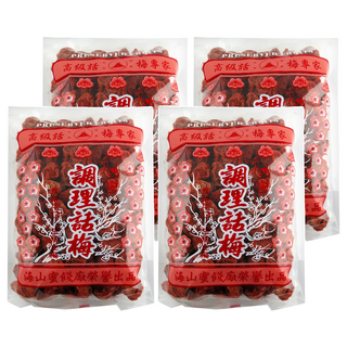 海山 本中紅 調理話梅 生津止渴, 500g, 4包