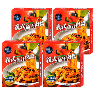 聯夏 料理研究所 義式茄汁肉醬, 140g, 4盒