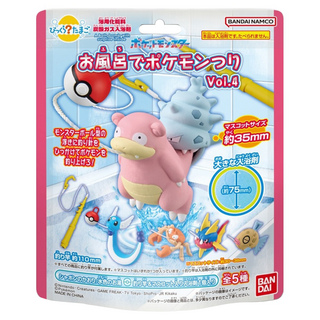 BANDAI 泡澡公仔沐浴球 藍色皂香 寶可夢釣魚篇 Vol.4, 230g, 1個