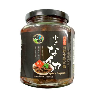 啃唄 海鮮小卷干貝XO醬, 350g, 1罐