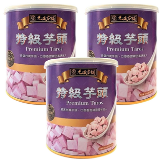 元歲本舖 特級芋頭 嚴選台灣芋頭 綿密香甜 900g, 3罐