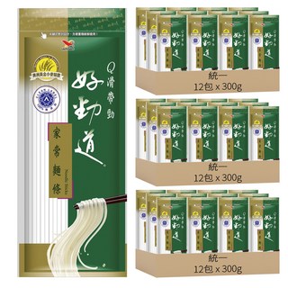 統一 好勁道 家常麵條, 300g, 36包