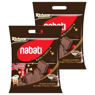 Nabati 巧克力奶油威化餅 414g (23 g x 18 片裝), 2袋