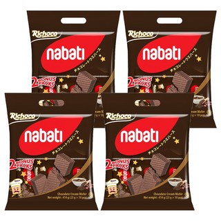 Nabati 巧克力奶油威化餅 (23 g x 18 片裝), 414g, 4袋