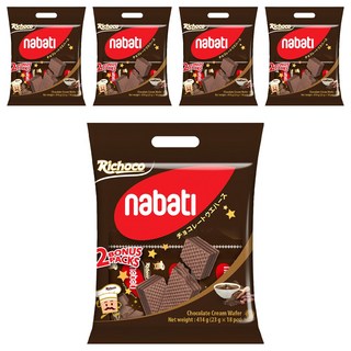 Nabati 巧克力奶油威化餅 (23 g x 18 片裝), 414g, 5袋