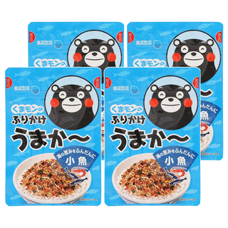 日本海水 熊本熊 小魚風味拌飯料, 4個, 25g