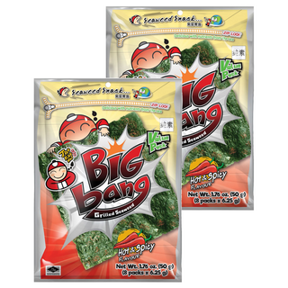 TAO KAE NOI 小老板 超級大海苔超值包 辣味, 50g, 2包