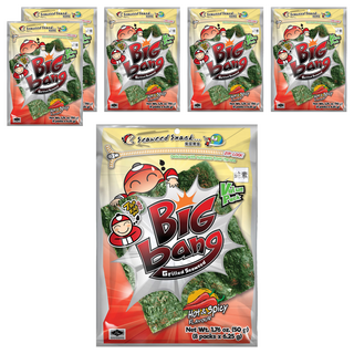 TAO KAE NOI 小老板 超級大海苔超值包 辣味, 50g, 6包