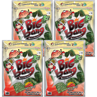 TAO KAE NOI 小老板 超級大海苔超值包 辣味, 50g, 4包