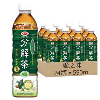 愛之味 健康油切分解茶, 590ml, 24瓶