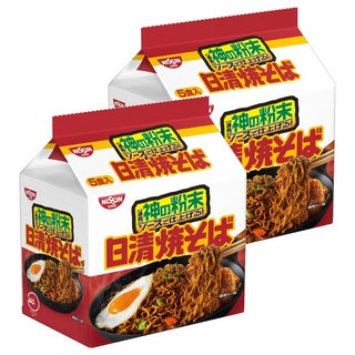 NISSIN 日清5食炒麵 特製醬汁搭配青紫菜, 10包