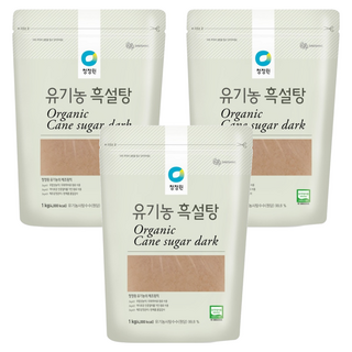 청정원 흑설탕, 1kg, 3개