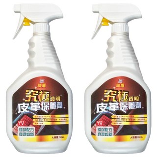 Magic shield 神盾 究極皮革保養劑 皮革產品柔和中性清潔劑 內含溫和不傷皮革分解滲透劑, 750ml, 2瓶