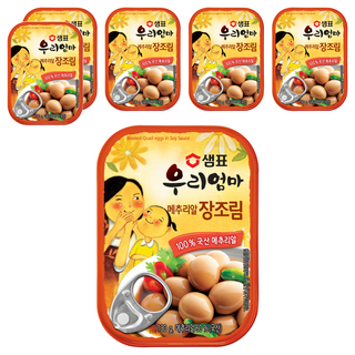 Sempio 膳府 醬燒鵪鶉蛋罐頭, 130g, 6罐