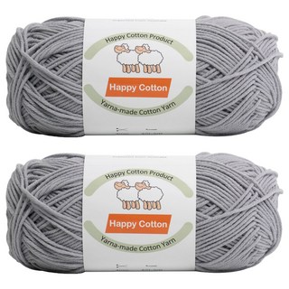 Yarna Happy Cotton 編織線 100g, 714, 2個