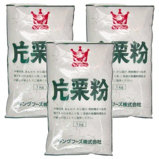 King Foods 王印 片栗粉 馬鈴薯澱粉, 1kg, 3包