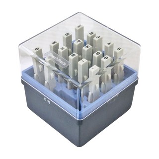 Shachihata 寫吉達 數字連續章 明朝體, 黑色 + 灰色, 1組