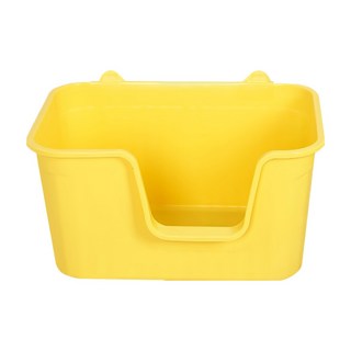 咕沛日常 超大貓砂盆 巨型貓砂盆, 黃色, 1個
