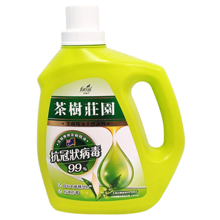茶樹莊園 茶樹天然濃縮洗衣精 天然抗菌, 2kg, 1瓶