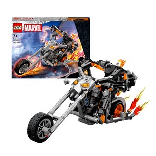 LEGO 樂高 Marvel 惡靈戰警機甲和摩托車 76245, 7歲以上, 附有機車配件, 1盒