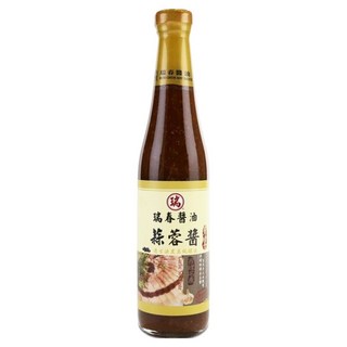 瑞春醬油 蒜蓉醬油膏，精選整粒黑豆 傳統甕釀工藝 添加蒜粒, 420ml, 1瓶