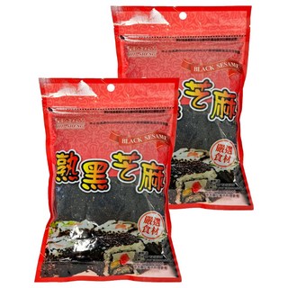 耆盛食品 熟黑芝麻, 220g, 2包