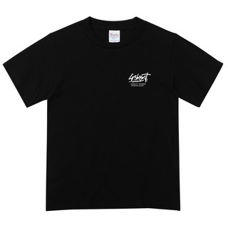 CR3MENT Essential 街頭風 Logo 17支棉 街頭造型 棉質 寬鬆版 透氣 短袖T恤, 黑色