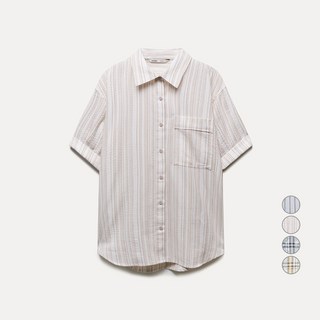 MIXXO 女性寬鬆版短袖襯衫