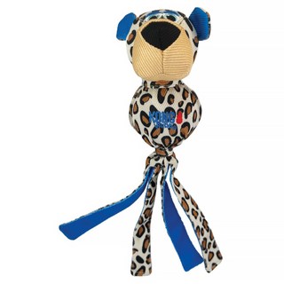 KONG 寵物狗玩具 WZ11, 1個, 舞吧動物園 獵豹 藍色