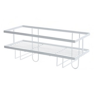 Nature Living 馬桶上方置物架 乾淨俐落活用空間 粉體塗裝鋼材 結實耐用 防水防腐蝕, 白色, 1組